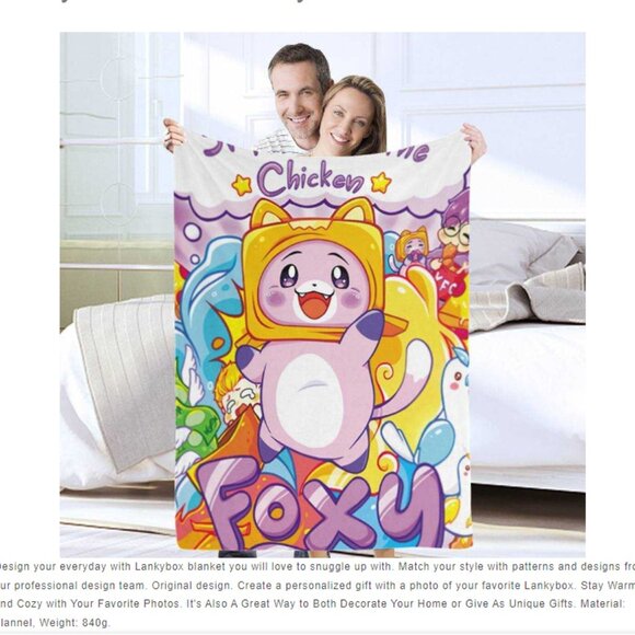 Soft and Warm Flannel Blanket Air Conditioner Quilt Blanket 60"x50" - Picture 3 of 3